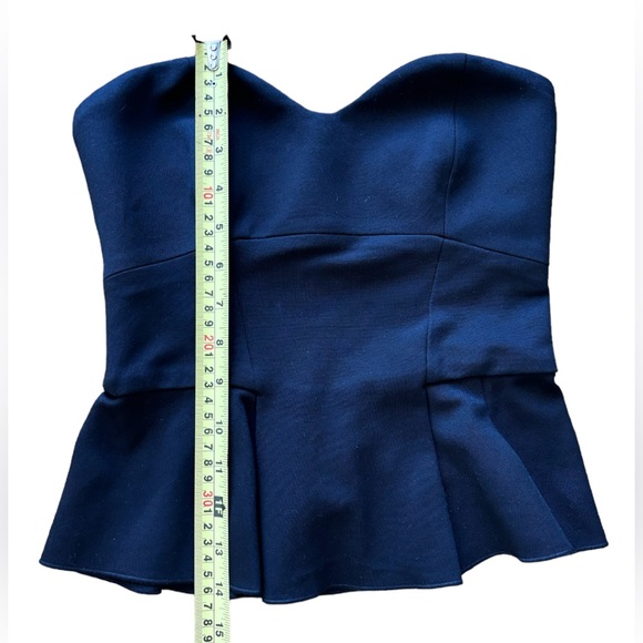 Aritzia Babaton Graeme Bustier Corset Peplum Tube Top Black - Picture 12 of 12
